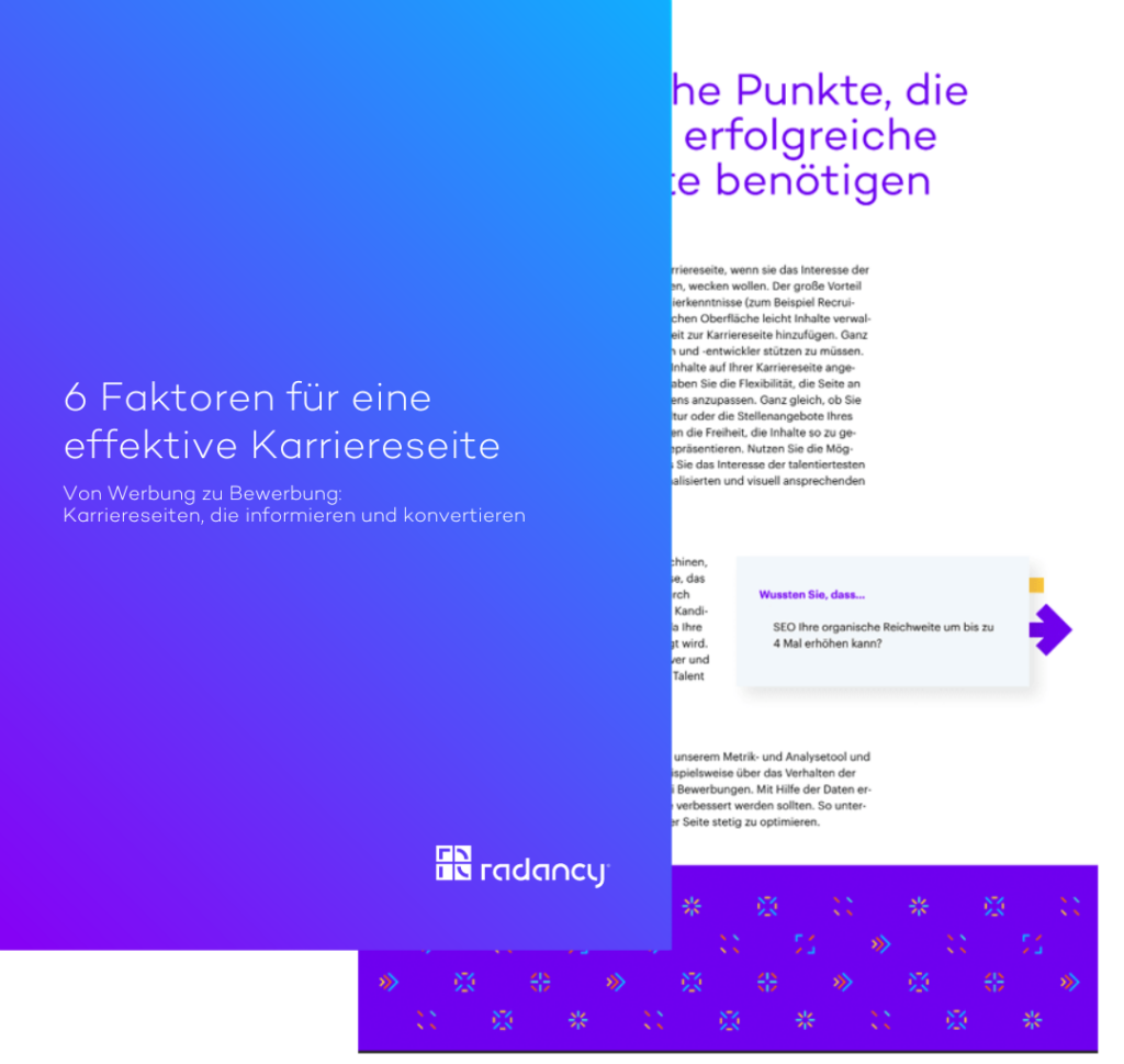6 Faktoren für eine effektive Karriereseite